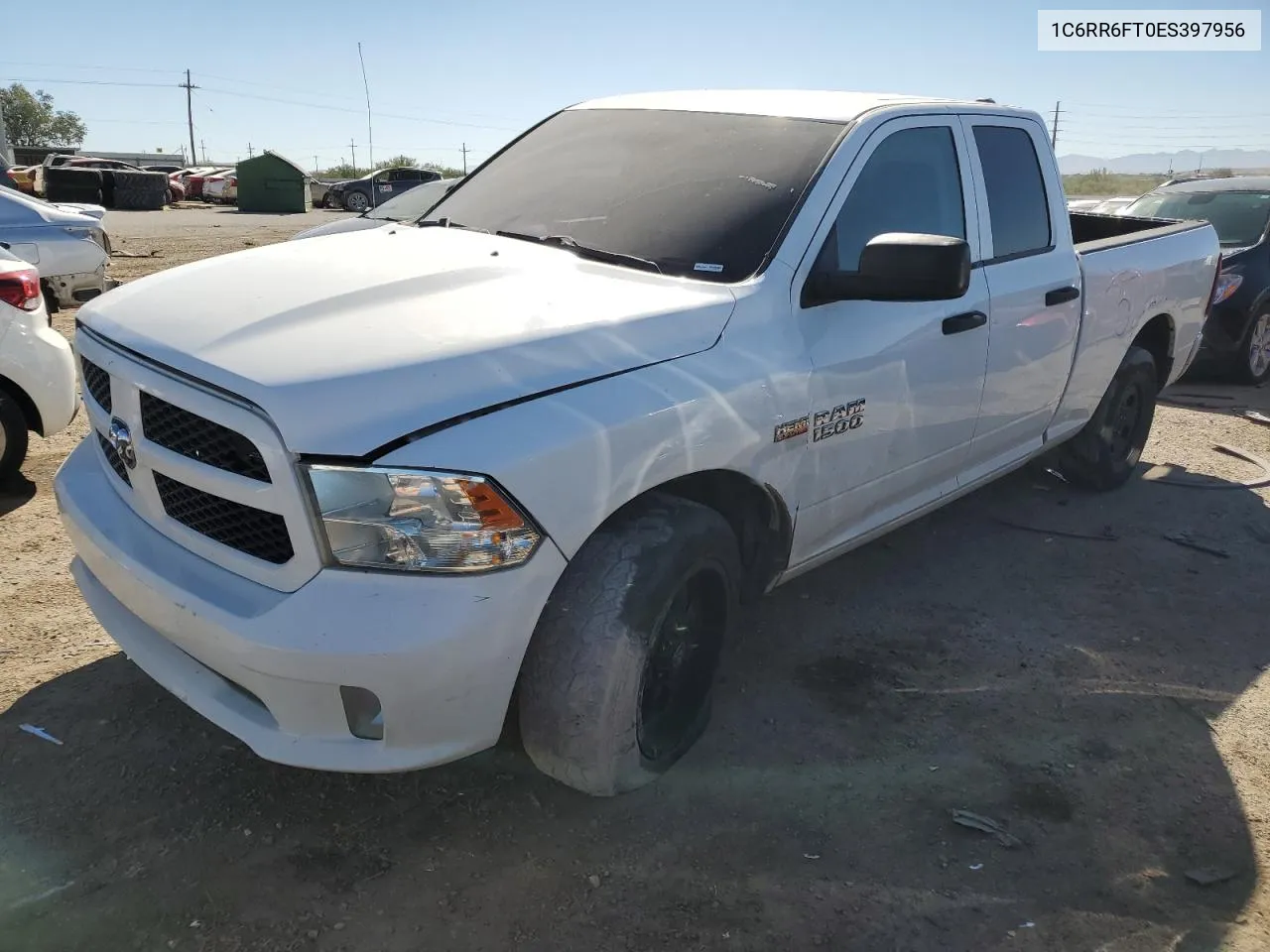 2014 Ram 1500 St VIN: 1C6RR6FT0ES397956 Lot: 76313154