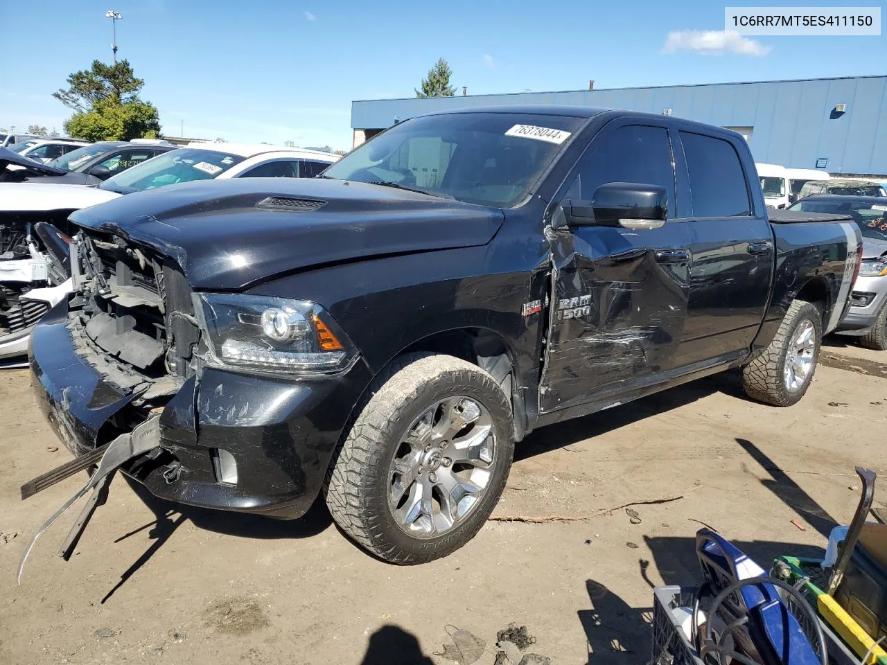 2014 Ram 1500 Sport VIN: 1C6RR7MT5ES411150 Lot: 76378044