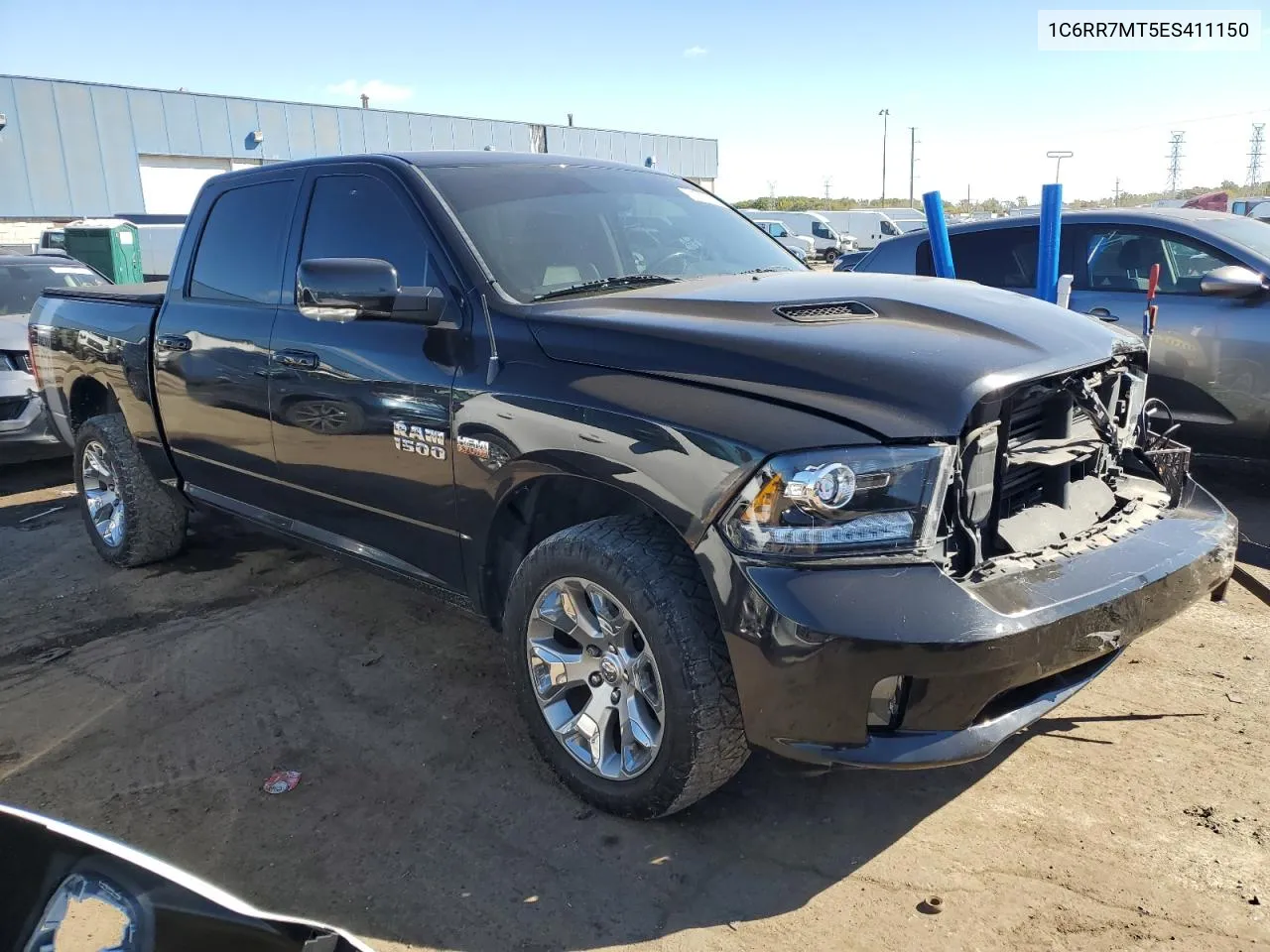 2014 Ram 1500 Sport VIN: 1C6RR7MT5ES411150 Lot: 76378044