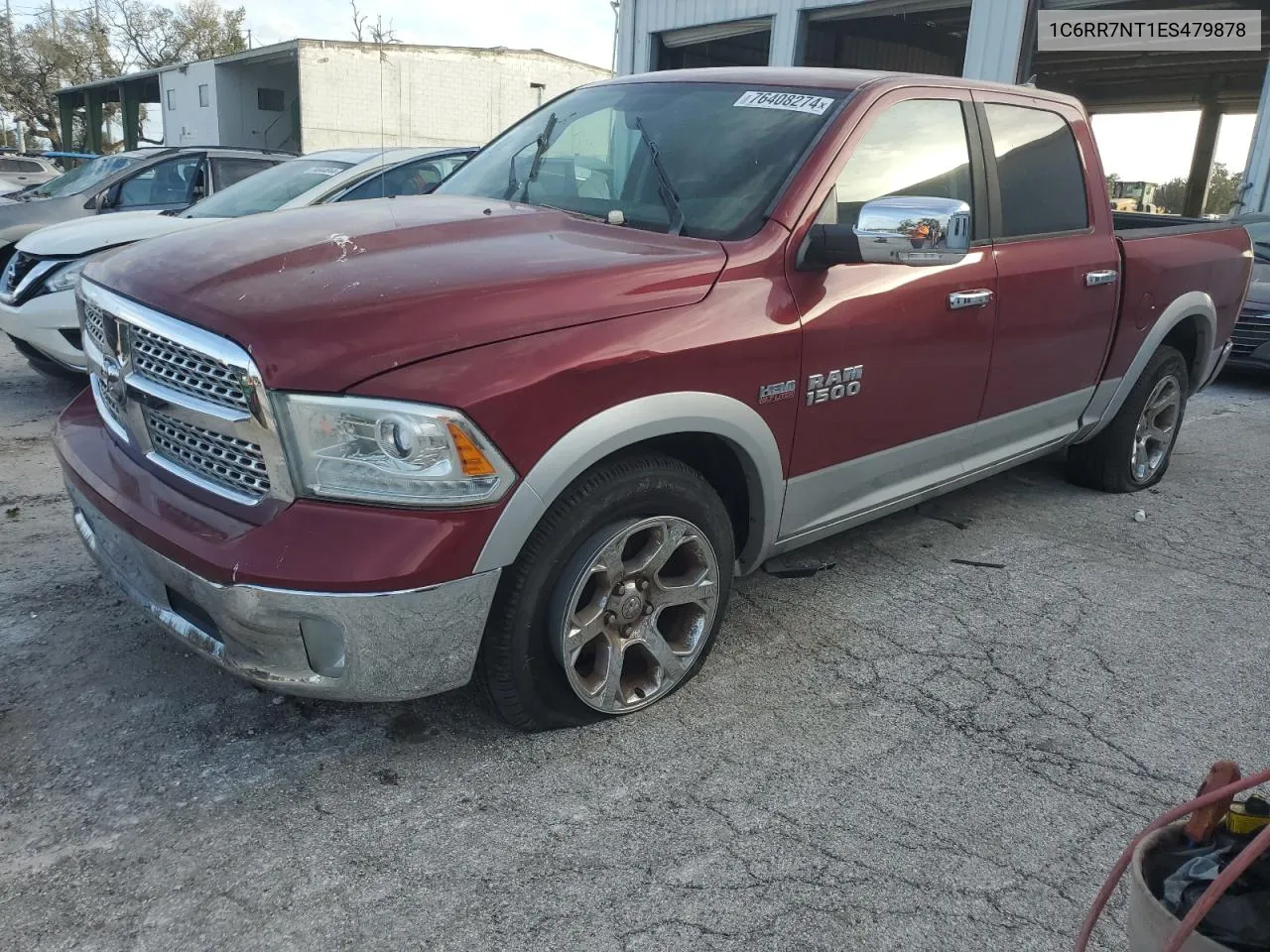 2014 Ram 1500 Laramie VIN: 1C6RR7NT1ES479878 Lot: 76408274