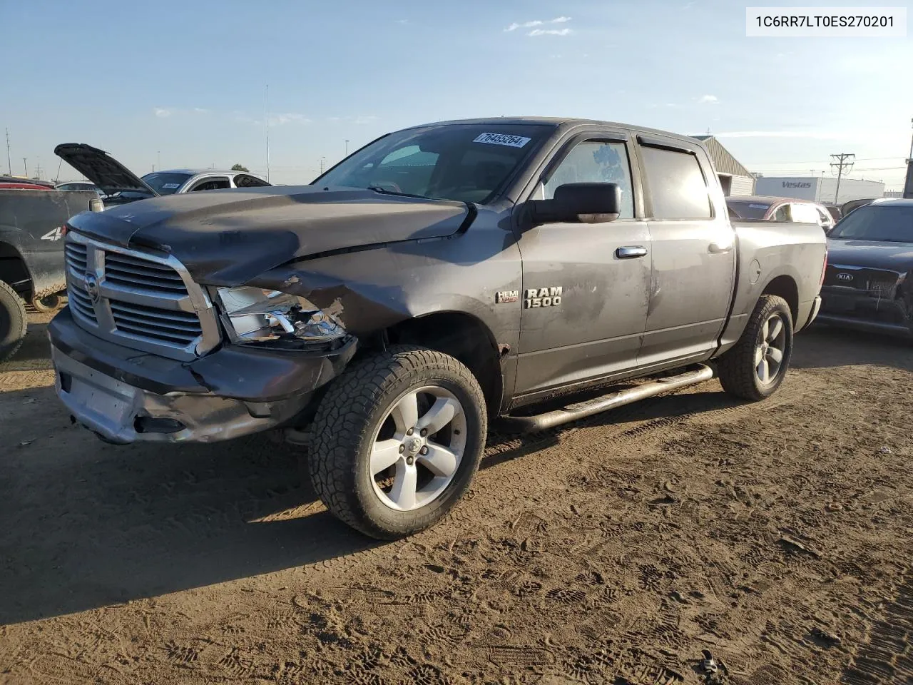 2014 Ram 1500 Slt VIN: 1C6RR7LT0ES270201 Lot: 76455264