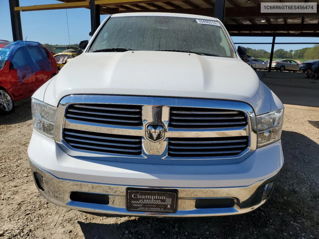 2014 Ram 1500 Slt VIN: 1C6RR6GT6ES456474 Lot: 76490314