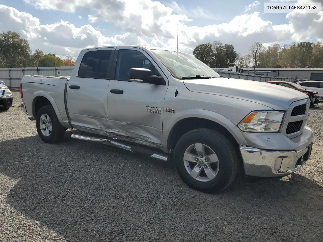 2014 Ram 1500 Slt VIN: 1C6RR7LT4ES421153 Lot: 76689414