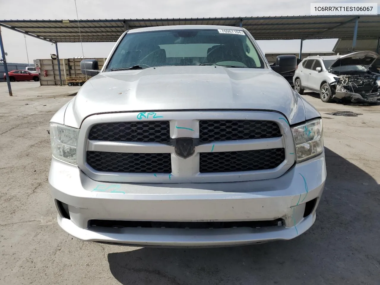 2014 Ram 1500 St VIN: 1C6RR7KT1ES106067 Lot: 76967104