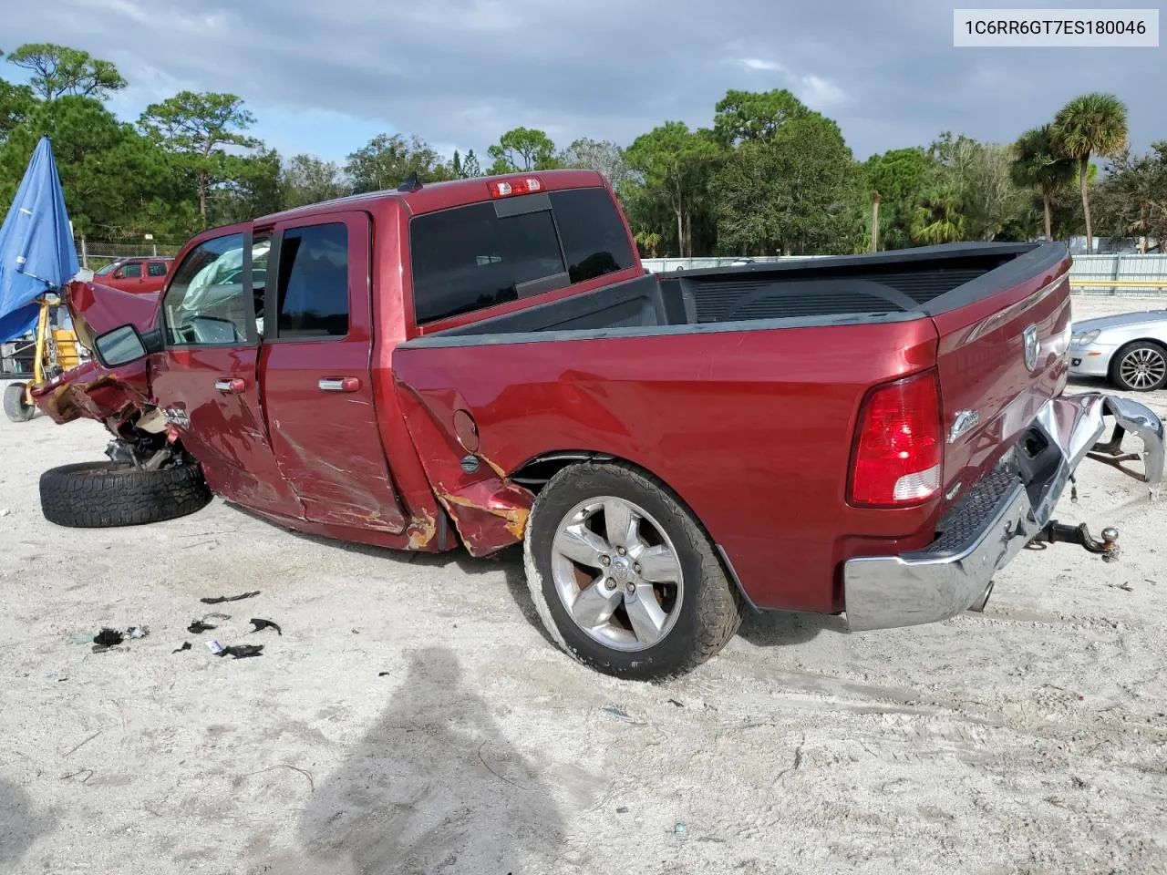 2014 Ram 1500 Slt VIN: 1C6RR6GT7ES180046 Lot: 77005834