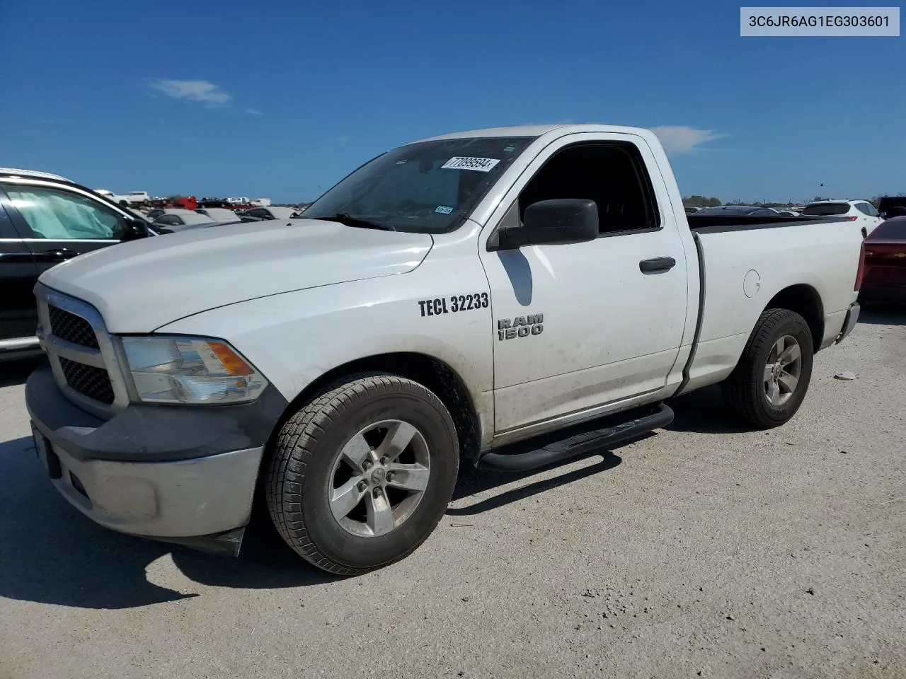 2014 Ram 1500 St VIN: 3C6JR6AG1EG303601 Lot: 77099594