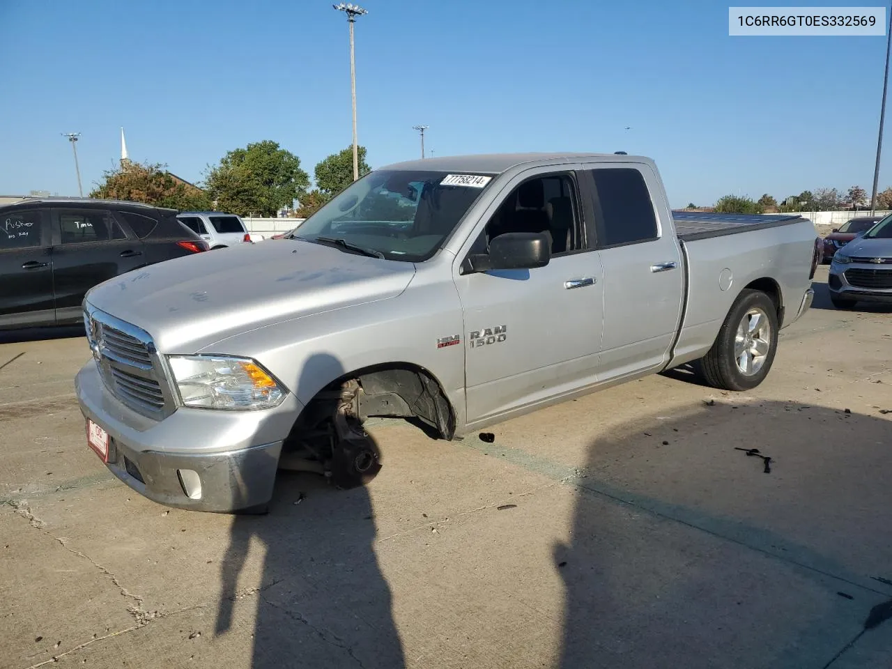 2014 Ram 1500 Slt VIN: 1C6RR6GT0ES332569 Lot: 77758214