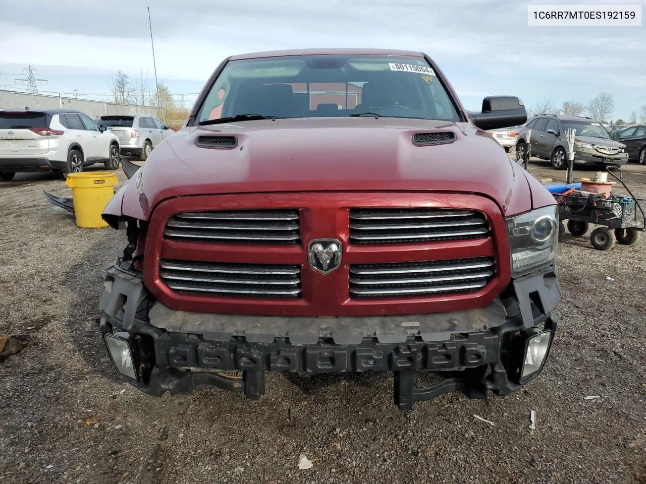 2014 Ram 1500 Sport VIN: 1C6RR7MT0ES192159 Lot: 80115064