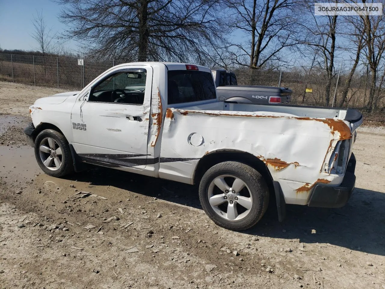 2015 Ram 1500 St VIN: 3C6JR6AG3FG647500 Lot: 45414314