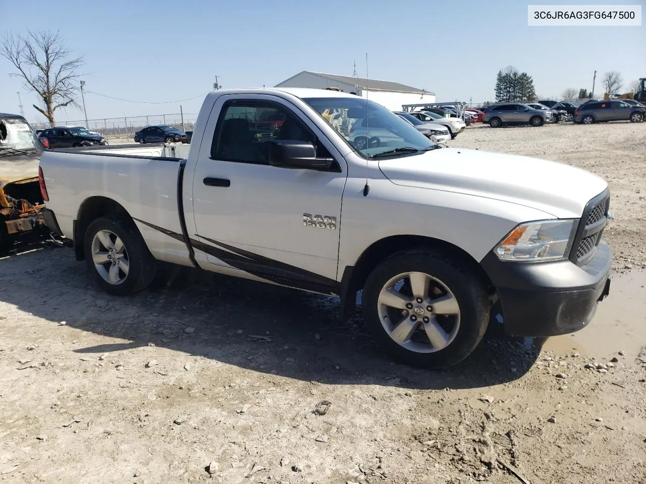 2015 Ram 1500 St VIN: 3C6JR6AG3FG647500 Lot: 45414314