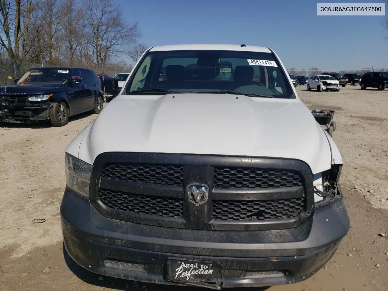 2015 Ram 1500 St VIN: 3C6JR6AG3FG647500 Lot: 45414314