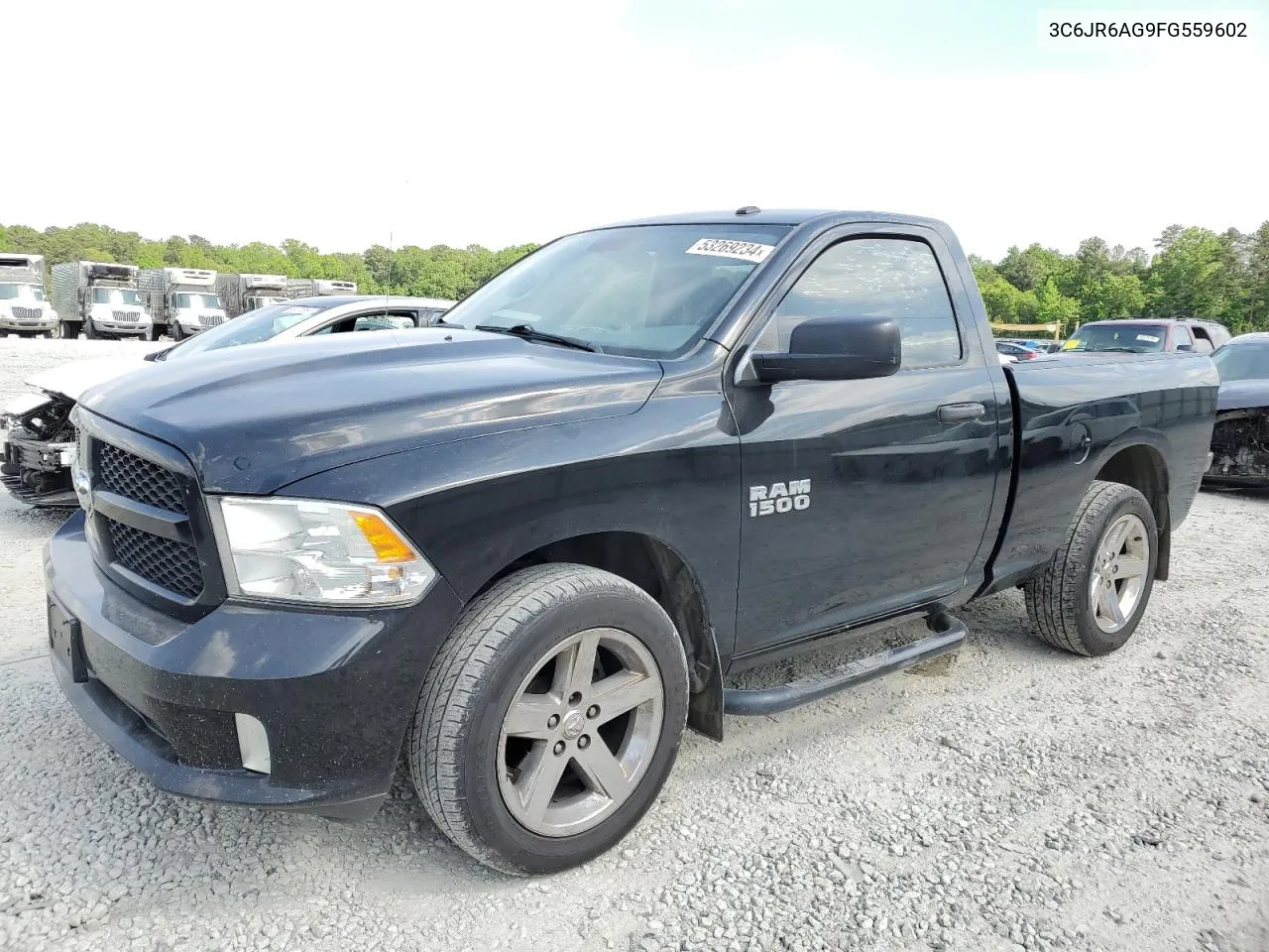 2015 Ram 1500 St VIN: 3C6JR6AG9FG559602 Lot: 53269234