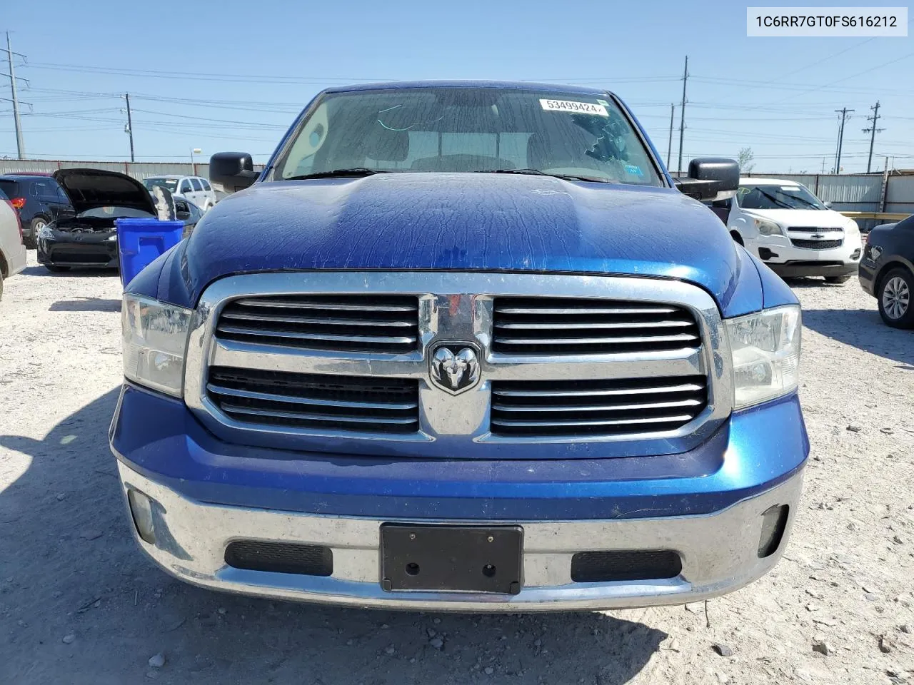 2015 Ram 1500 Slt VIN: 1C6RR7GT0FS616212 Lot: 53499424