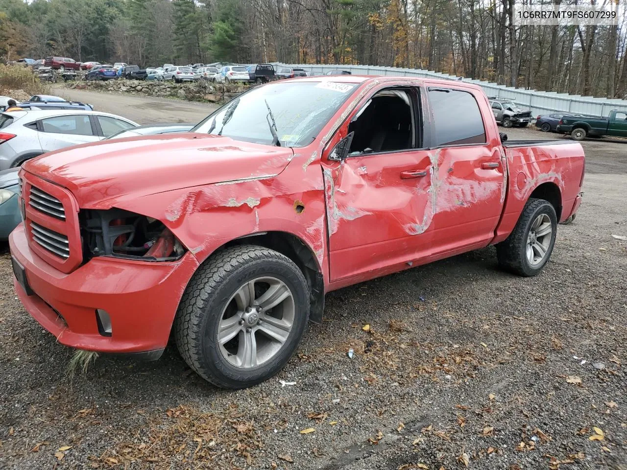 2015 Ram 1500 Sport VIN: 1C6RR7MT9FS607299 Lot: 53728594