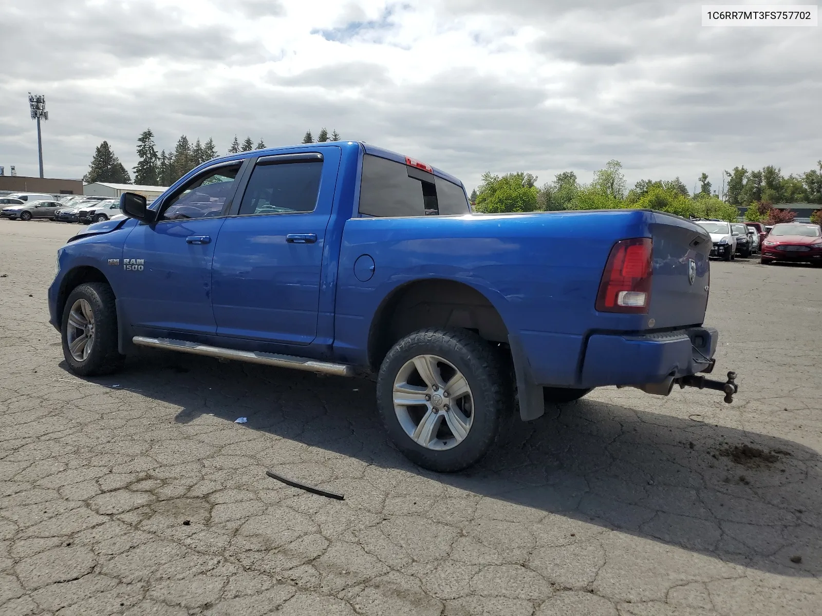 2015 Ram 1500 Sport VIN: 1C6RR7MT3FS757702 Lot: 55949734