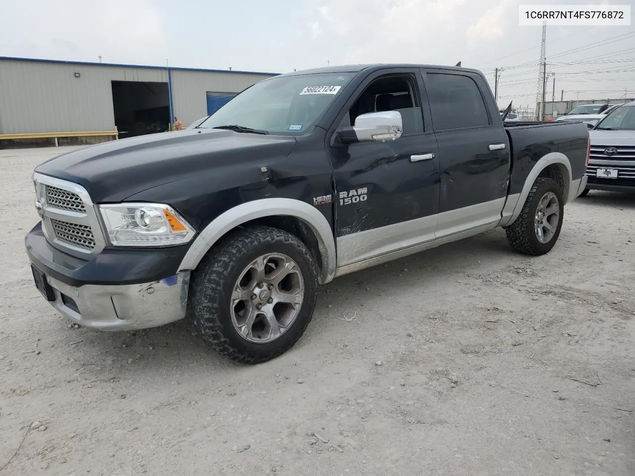 2015 Ram 1500 Laramie VIN: 1C6RR7NT4FS776872 Lot: 56022124