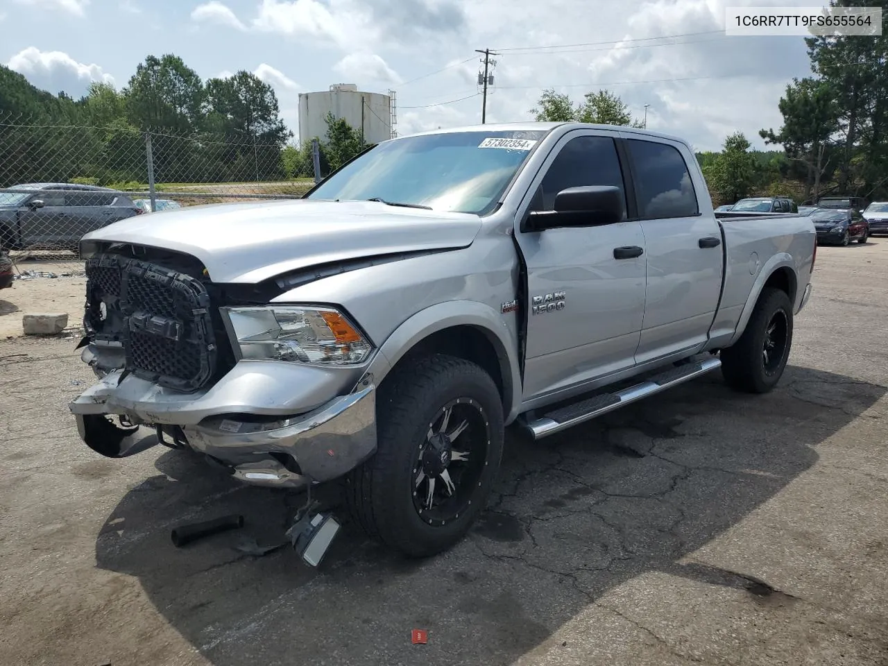 2015 Ram 1500 Slt VIN: 1C6RR7TT9FS655564 Lot: 57302354