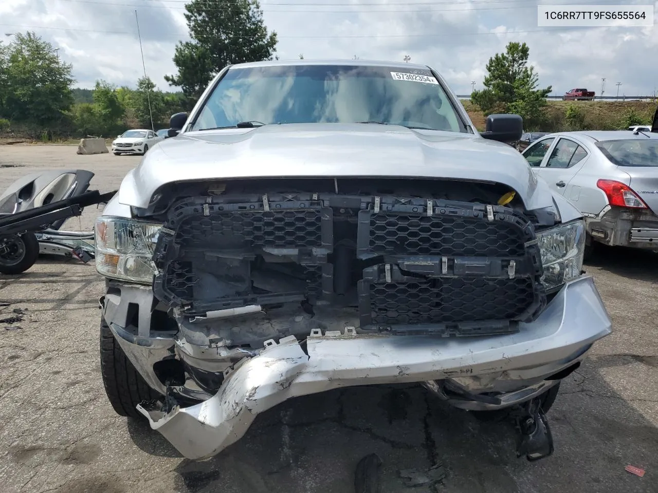 2015 Ram 1500 Slt VIN: 1C6RR7TT9FS655564 Lot: 57302354