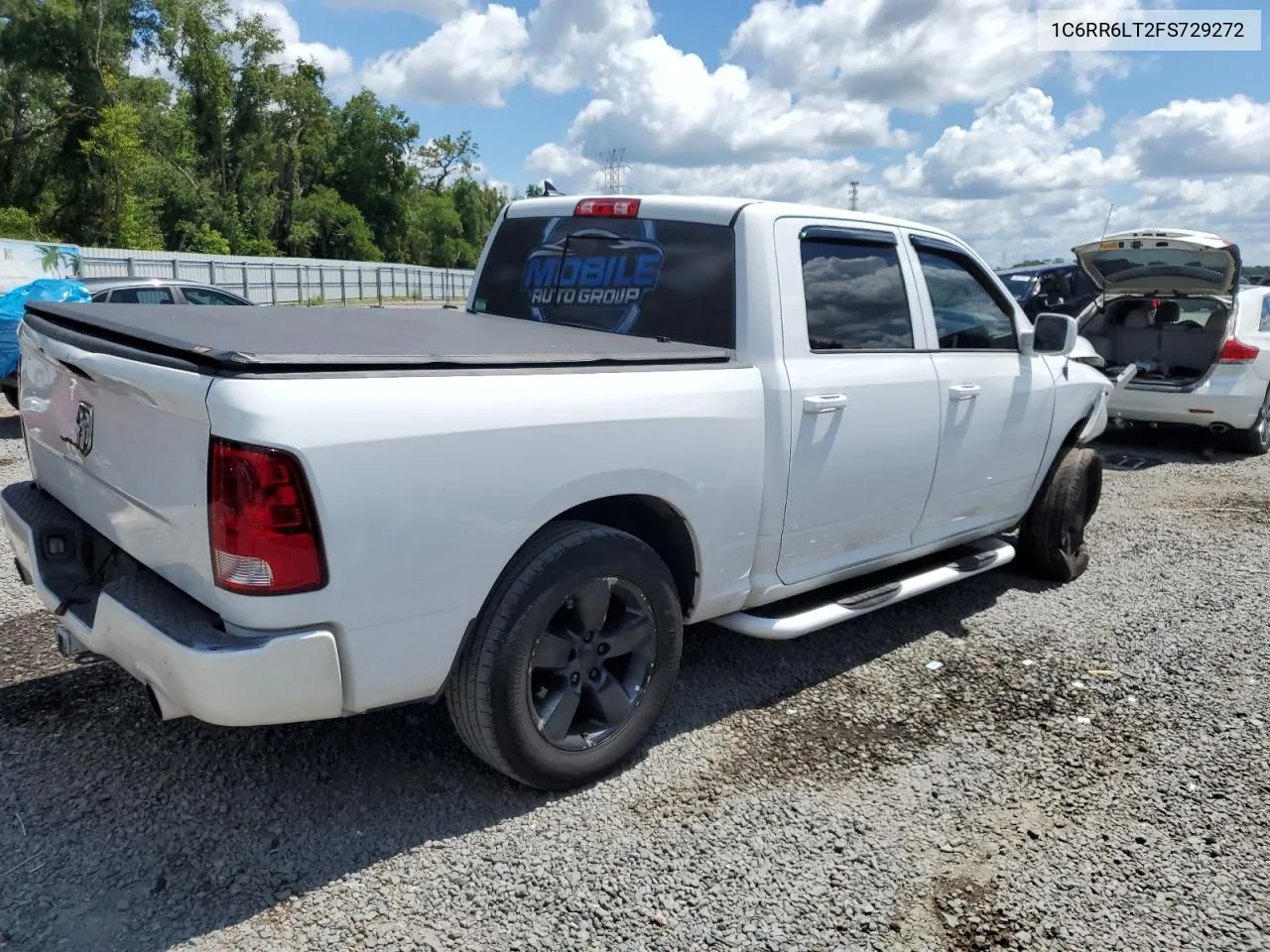 1C6RR6LT2FS729272 2015 Ram 1500 Slt