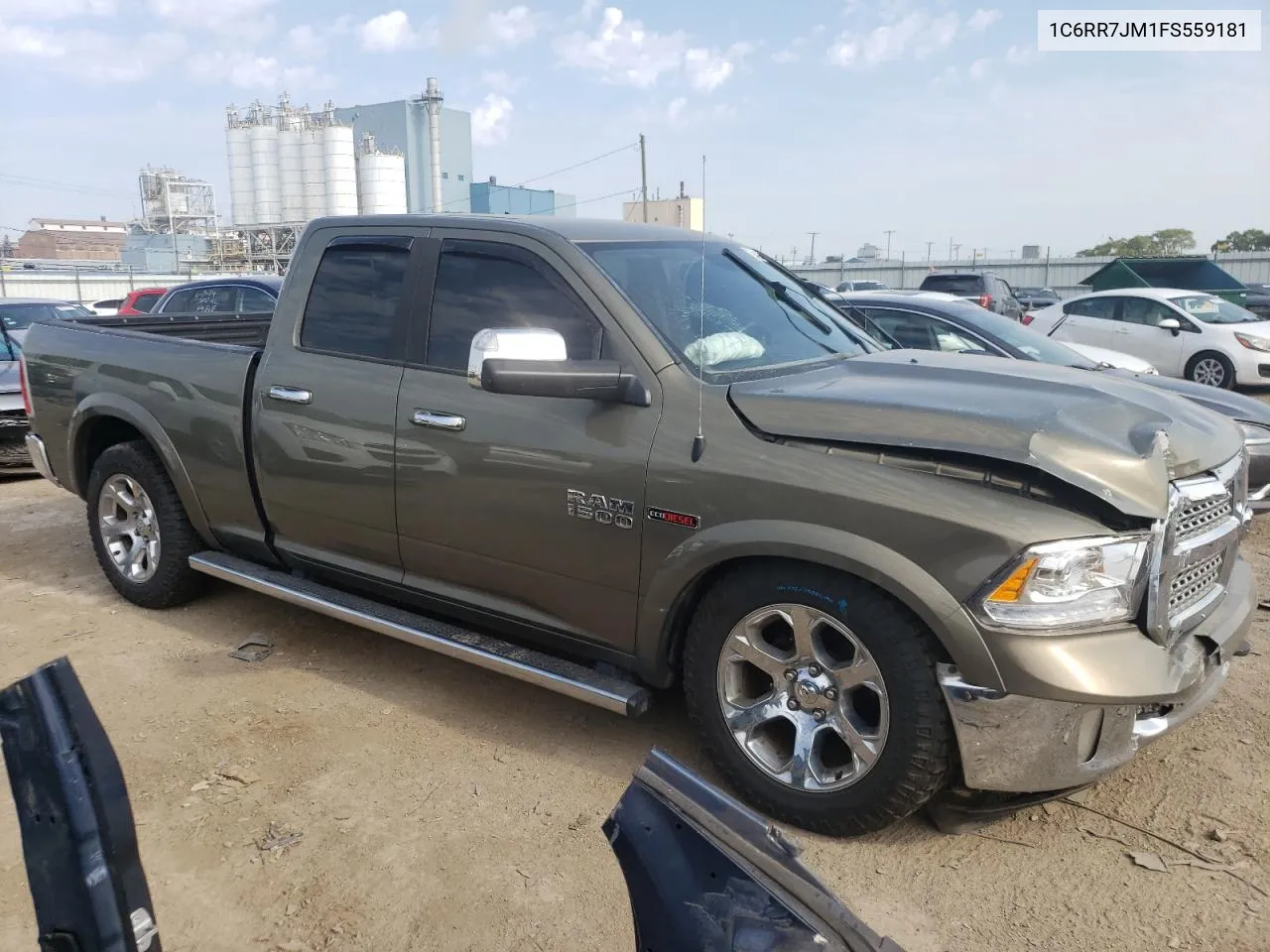 2015 Ram 1500 Laramie VIN: 1C6RR7JM1FS559181 Lot: 59496754