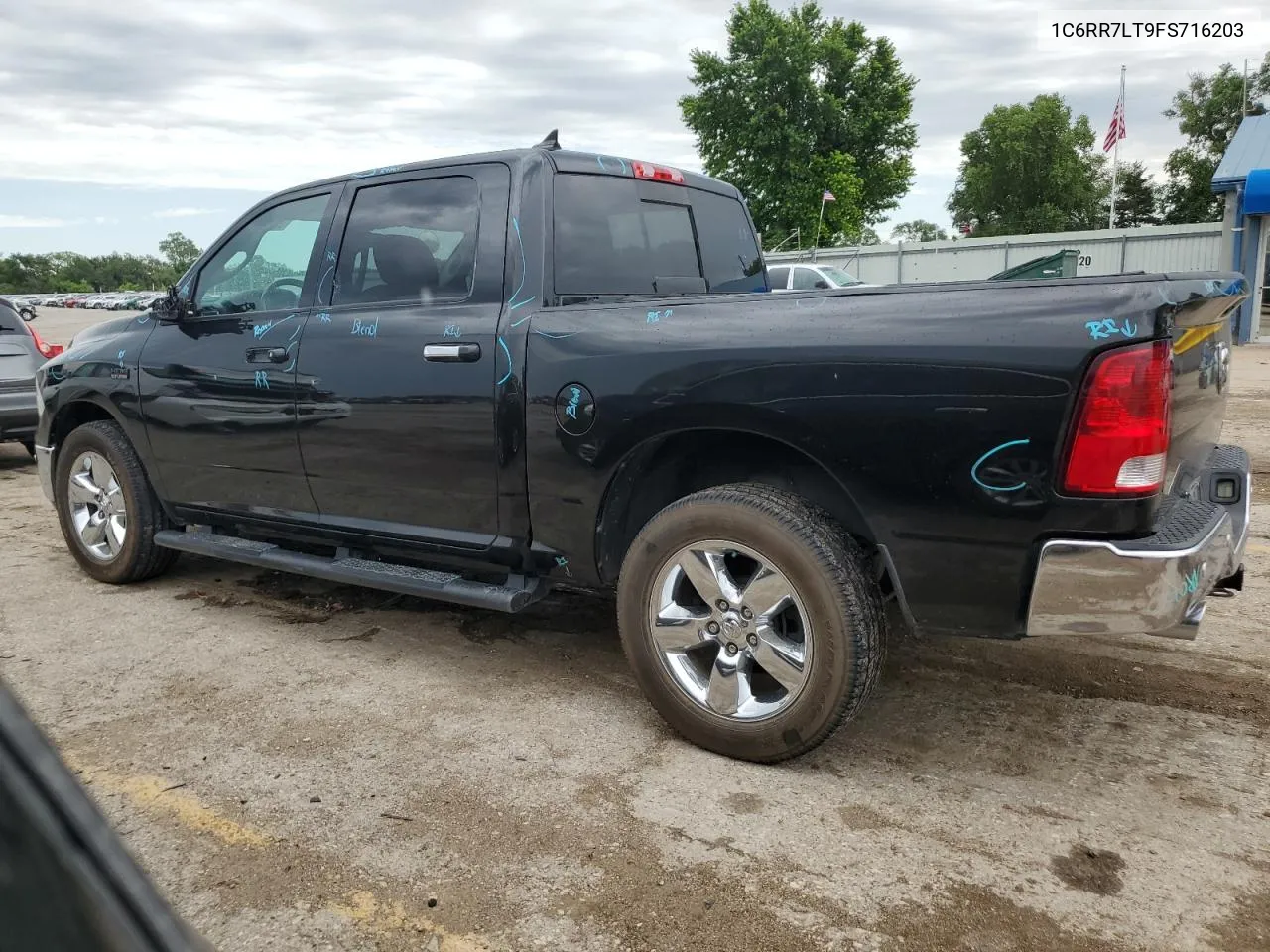 2015 Ram 1500 Slt VIN: 1C6RR7LT9FS716203 Lot: 59546254