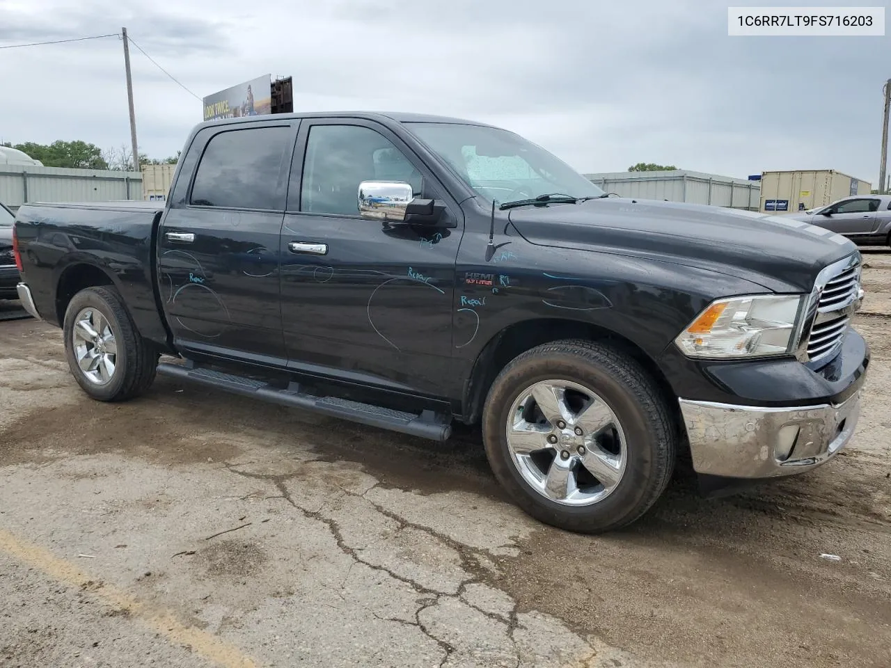 2015 Ram 1500 Slt VIN: 1C6RR7LT9FS716203 Lot: 59546254