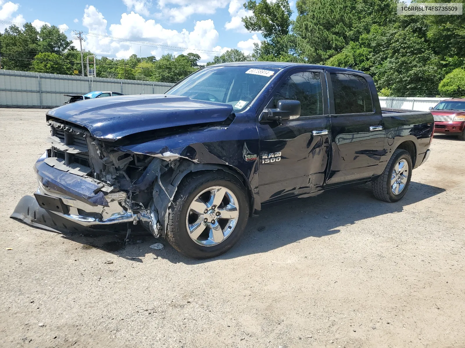 2015 Ram 1500 Slt VIN: 1C6RR6LT4FS735509 Lot: 60738914