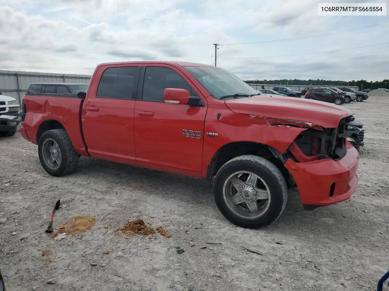 2015 Ram 1500 Sport VIN: 1C6RR7MT3FS665554 Lot: 61546994