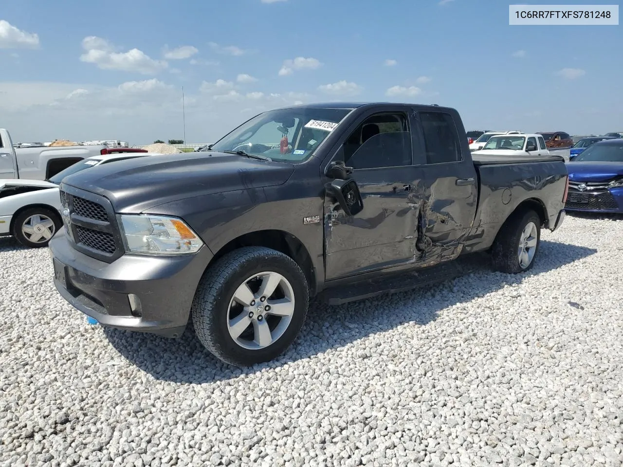 2015 Ram 1500 St VIN: 1C6RR7FTXFS781248 Lot: 61941204