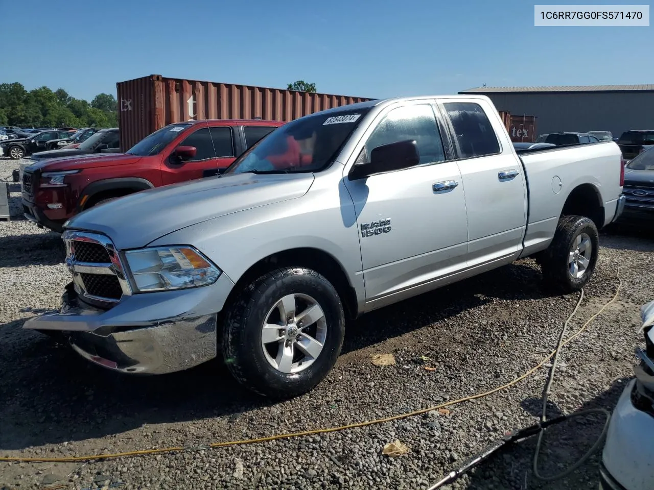 2015 Ram 1500 Slt VIN: 1C6RR7GG0FS571470 Lot: 62543074