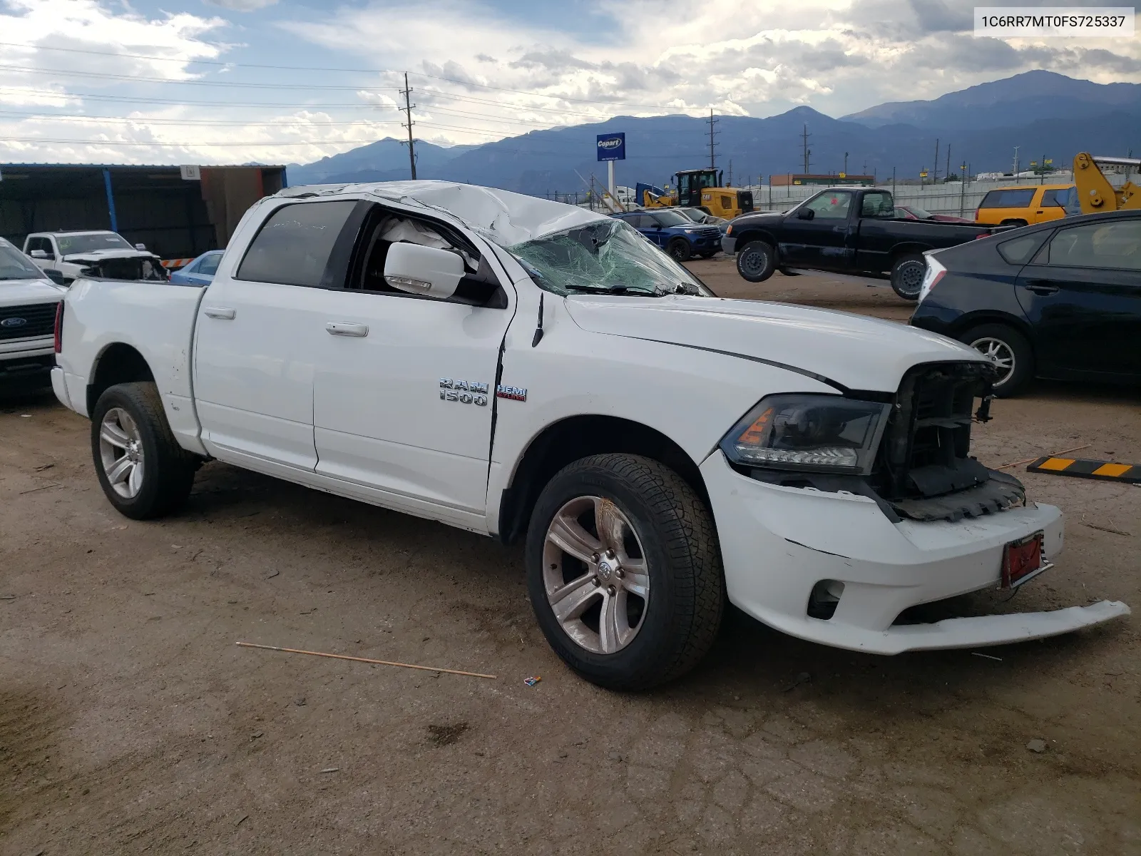 2015 Ram 1500 Sport VIN: 1C6RR7MT0FS725337 Lot: 62926414