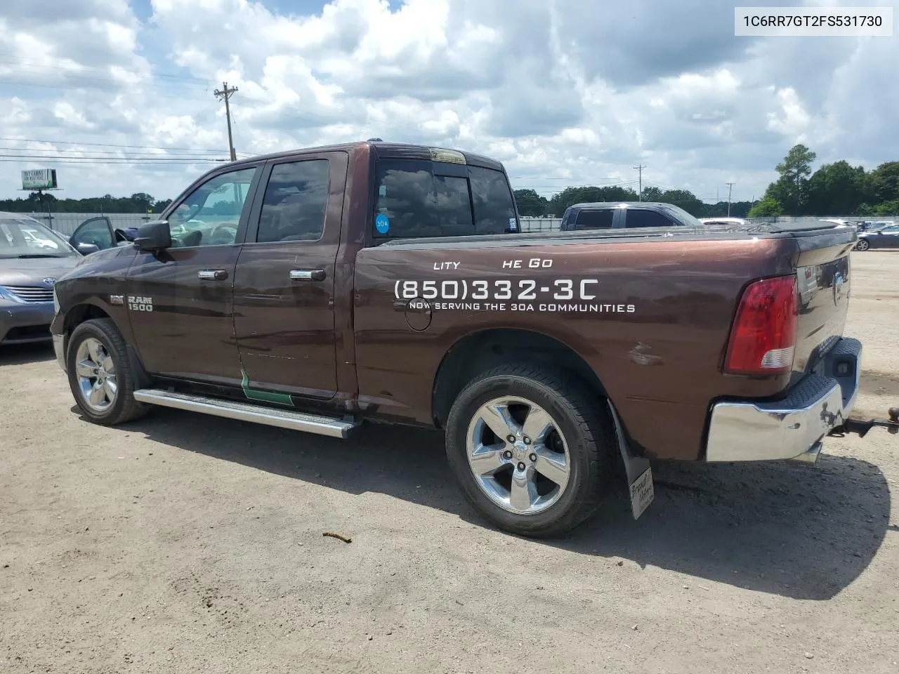 2015 Ram 1500 Slt VIN: 1C6RR7GT2FS531730 Lot: 63268734