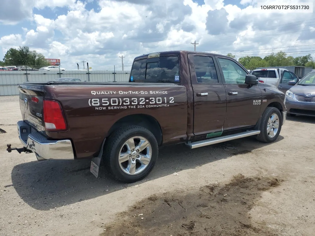 2015 Ram 1500 Slt VIN: 1C6RR7GT2FS531730 Lot: 63268734