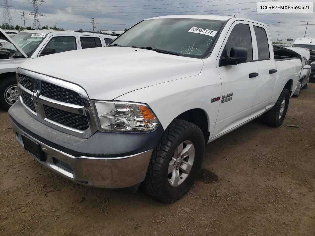 2015 Ram 1500 St VIN: 1C6RR7FMXFS690621 Lot: 64622114