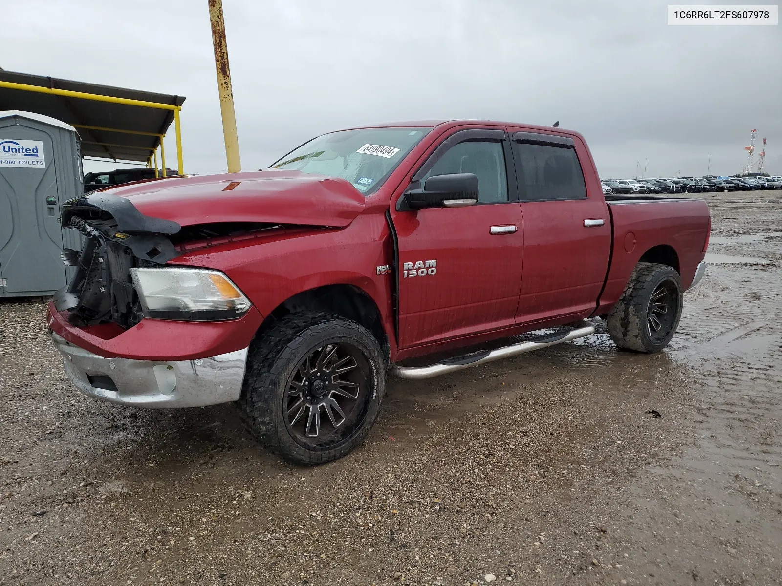 1C6RR6LT2FS607978 2015 Ram 1500 Slt