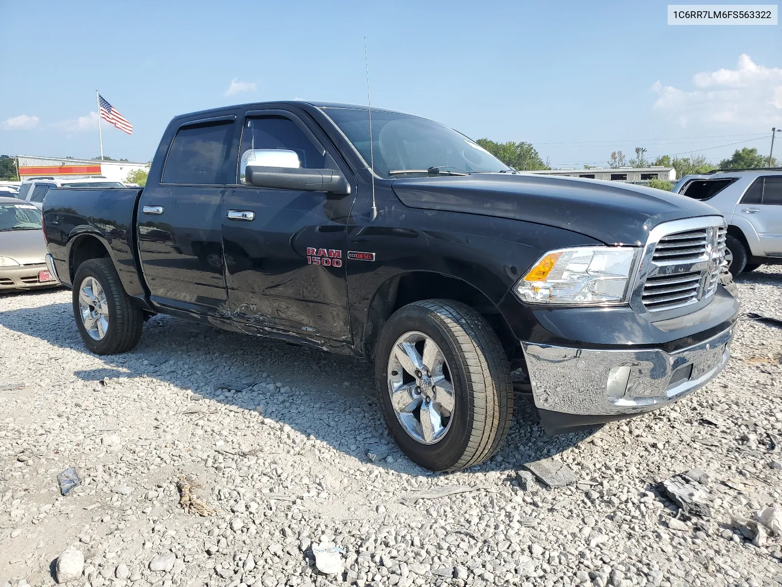 1C6RR7LM6FS563322 2015 Ram 1500 Slt