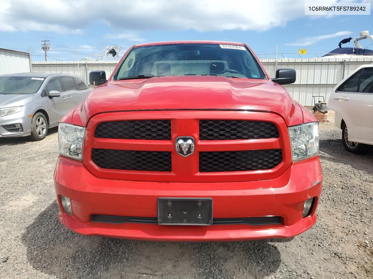 2015 Ram 1500 St VIN: 1C6RR6KT5FS789242 Lot: 67164904