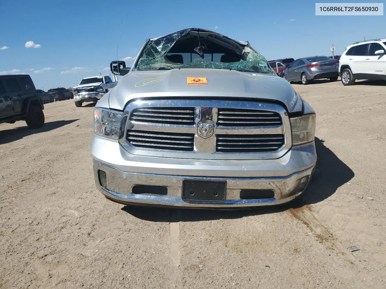 1C6RR6LT2FS650930 2015 Ram 1500 Slt