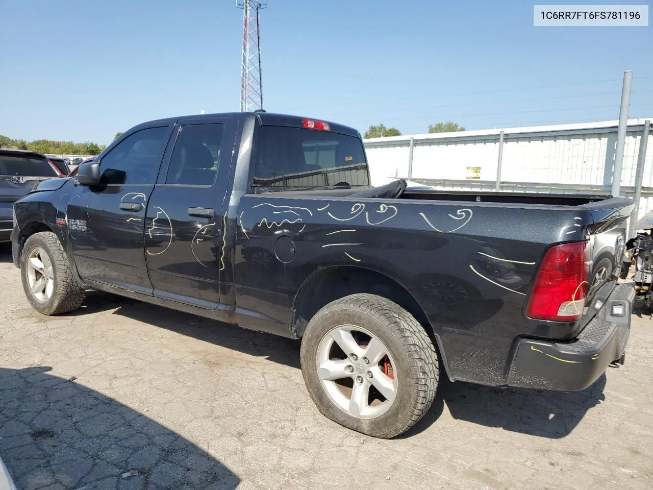 2015 Ram 1500 St VIN: 1C6RR7FT6FS781196 Lot: 68077194