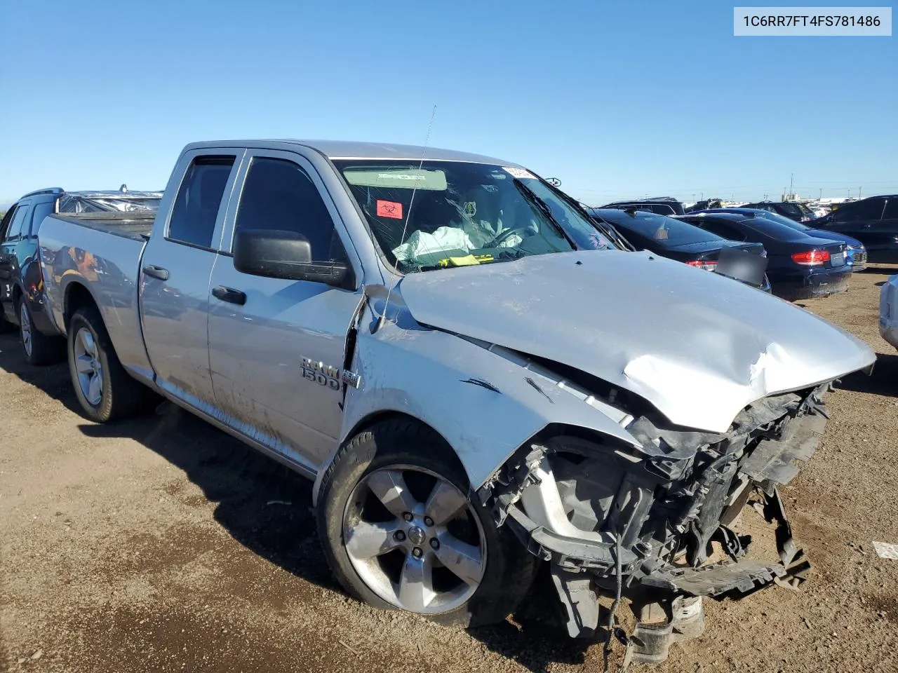 2015 Ram 1500 St VIN: 1C6RR7FT4FS781486 Lot: 68243054