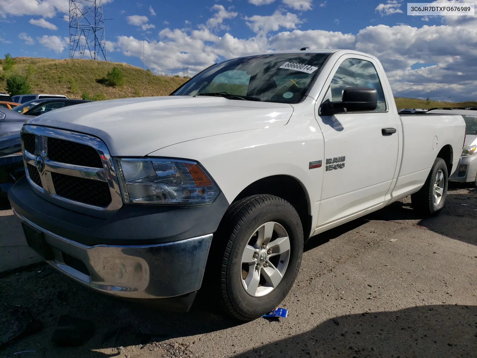 2015 Ram 1500 St VIN: 3C6JR7DTXFG676989 Lot: 68668014