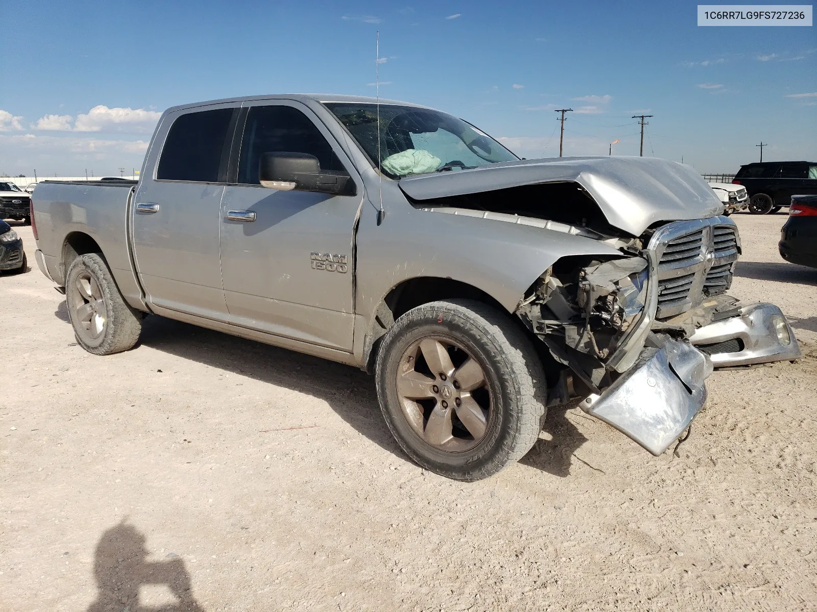 2015 Ram 1500 Slt VIN: 1C6RR7LG9FS727236 Lot: 68766114