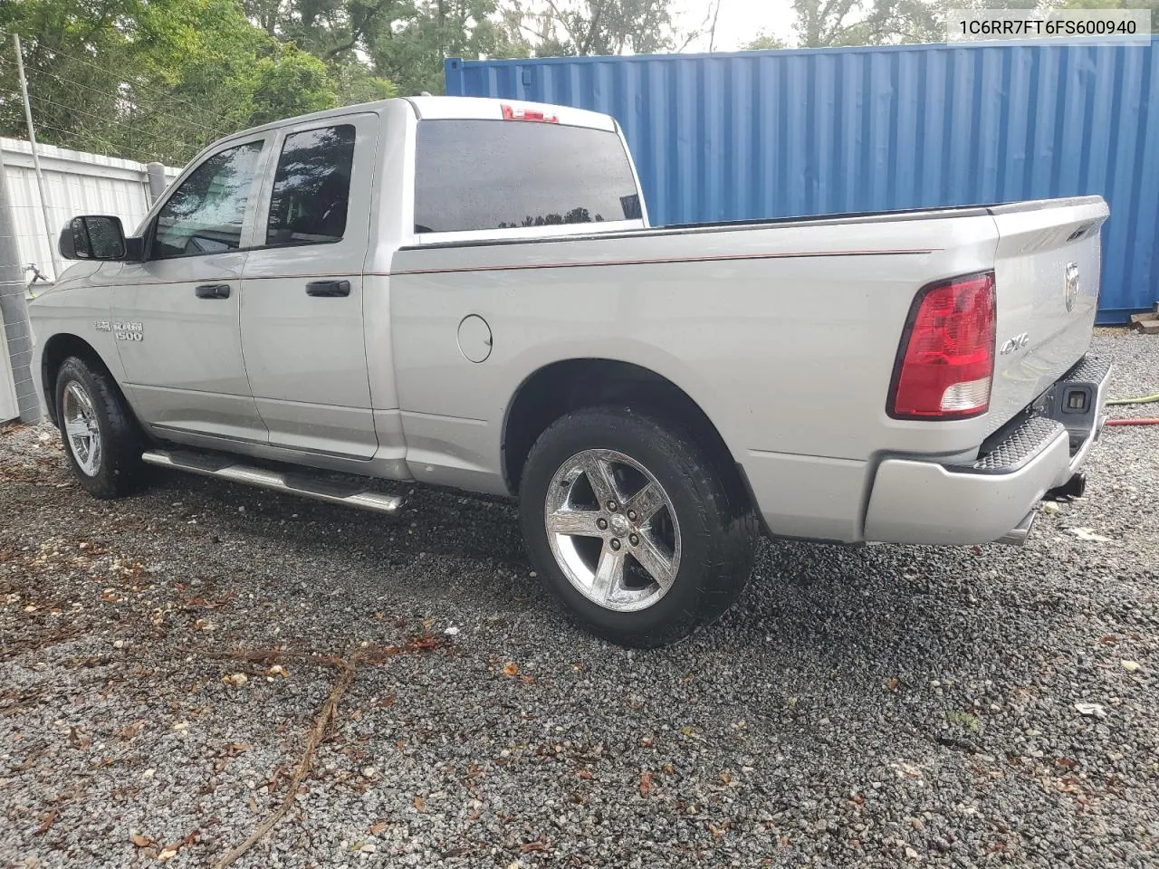 2015 Ram 1500 St VIN: 1C6RR7FT6FS600940 Lot: 69452334