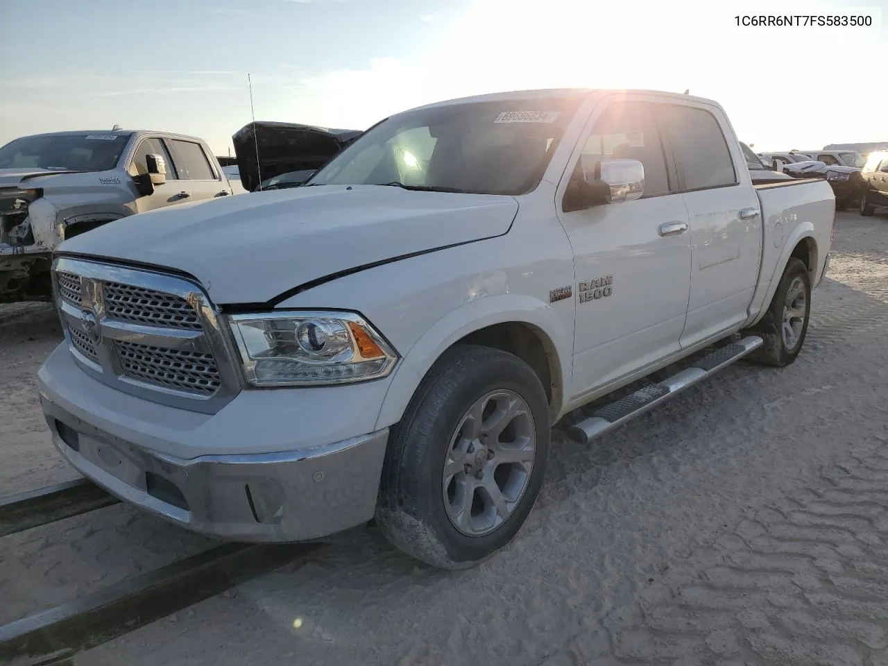 2015 Ram 1500 Laramie VIN: 1C6RR6NT7FS583500 Lot: 69686834