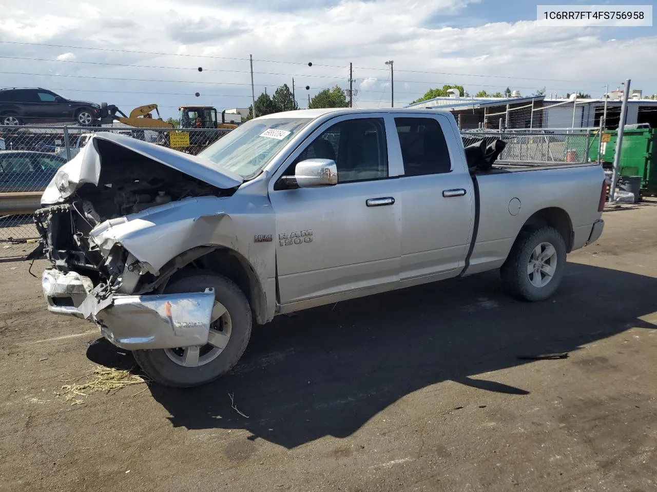 2015 Ram 1500 St VIN: 1C6RR7FT4FS756958 Lot: 69863064