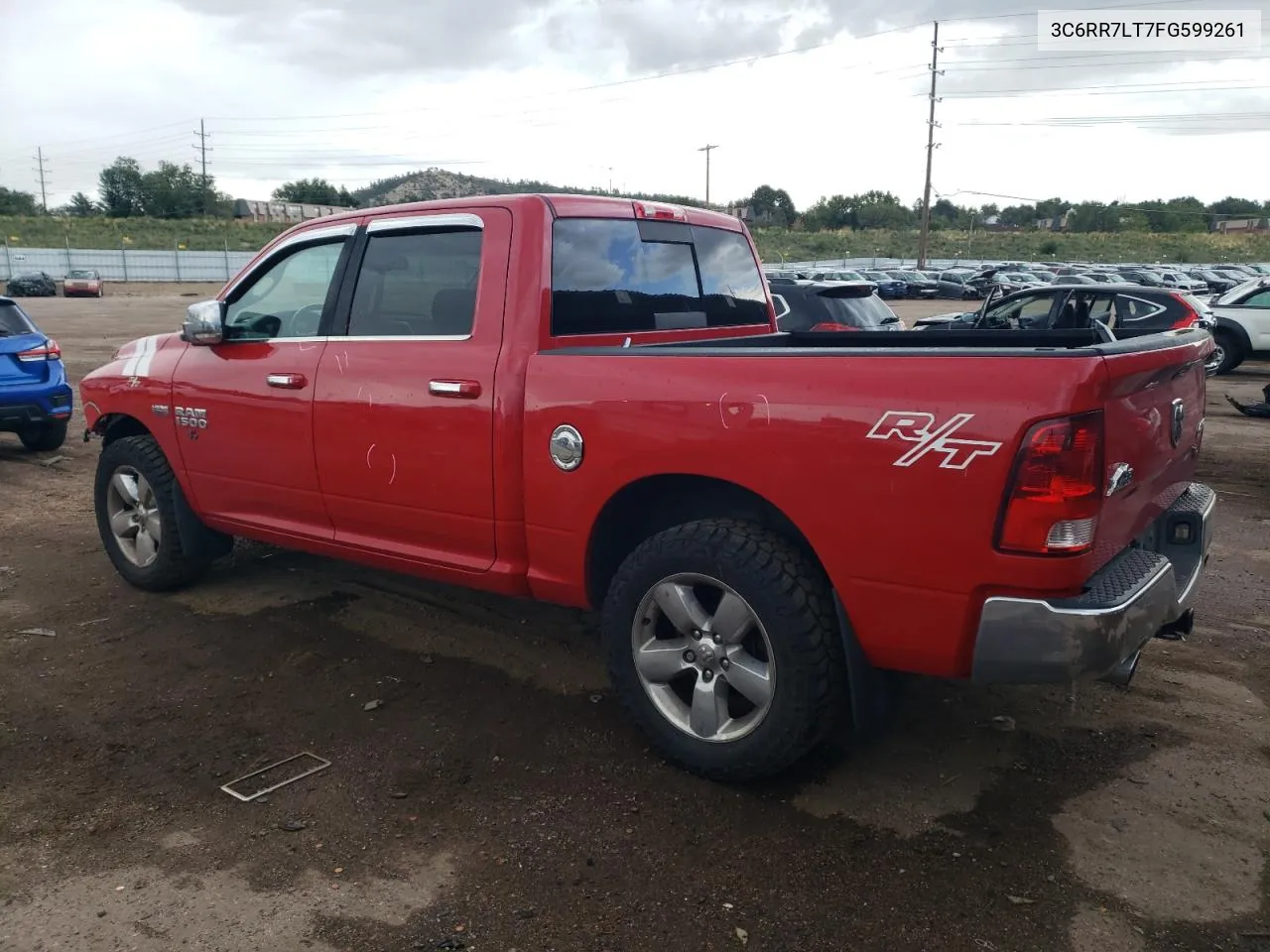 2015 Ram 1500 Slt VIN: 3C6RR7LT7FG599261 Lot: 70063484