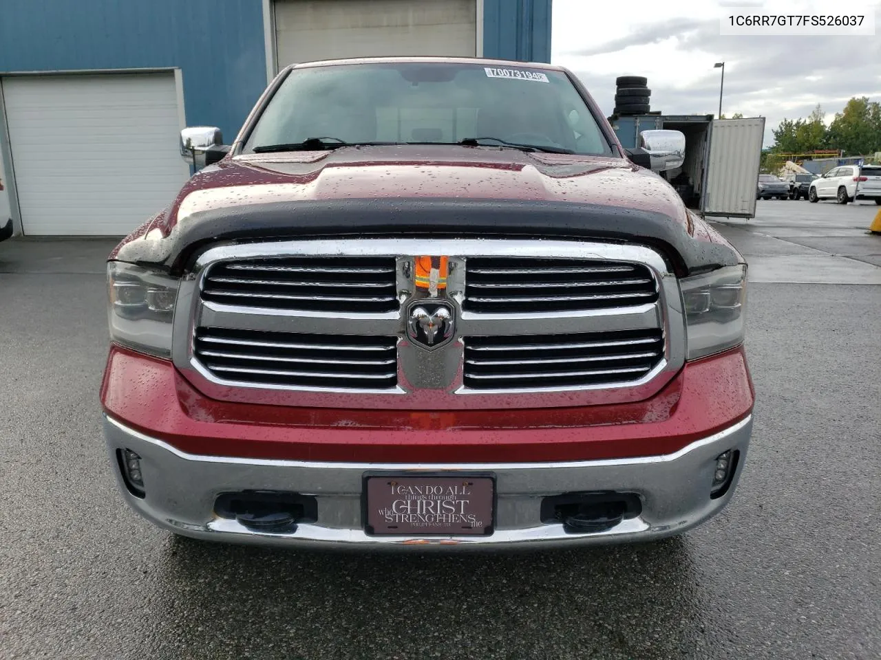 2015 Ram 1500 Slt VIN: 1C6RR7GT7FS526037 Lot: 70073194