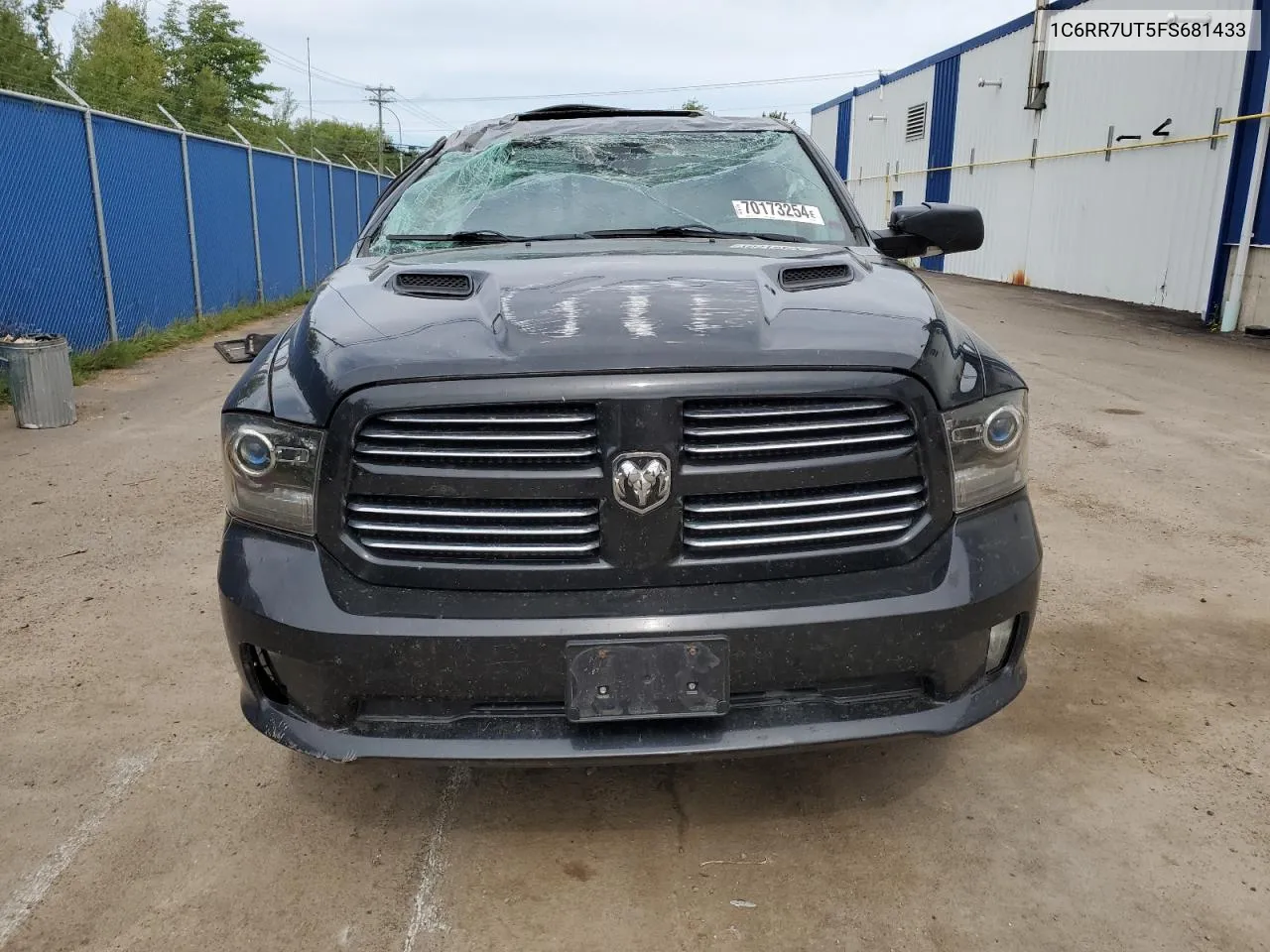 2015 Ram 1500 Sport VIN: 1C6RR7UT5FS681433 Lot: 70173254