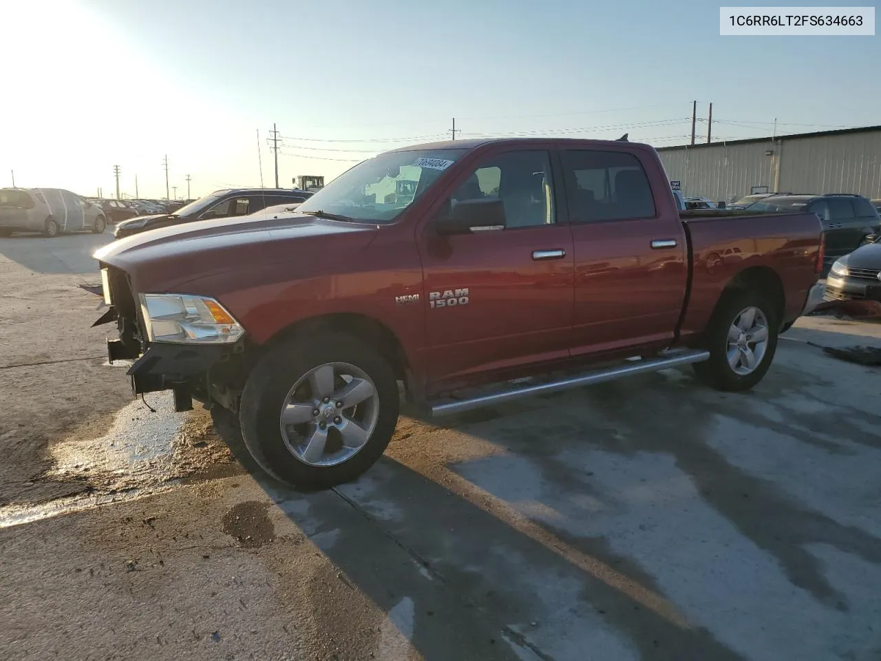 1C6RR6LT2FS634663 2015 Ram 1500 Slt