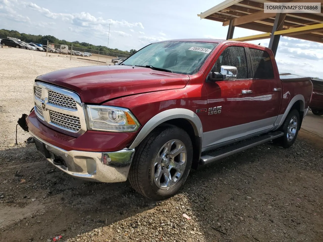 2015 Ram 1500 Laramie VIN: 1C6RR7NM2FS708868 Lot: 70697574